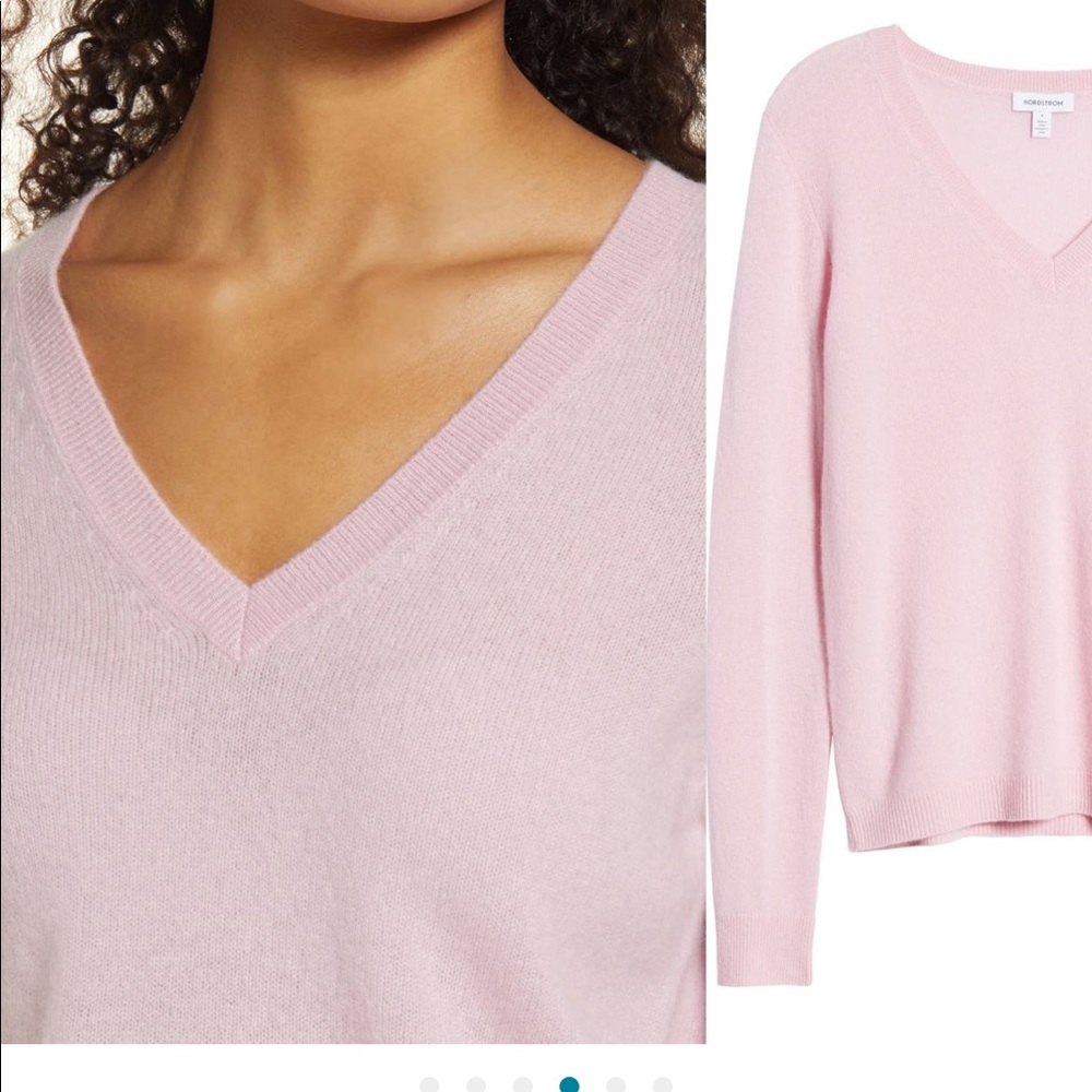 Cashmere swearer norstrom XS Barbie pink